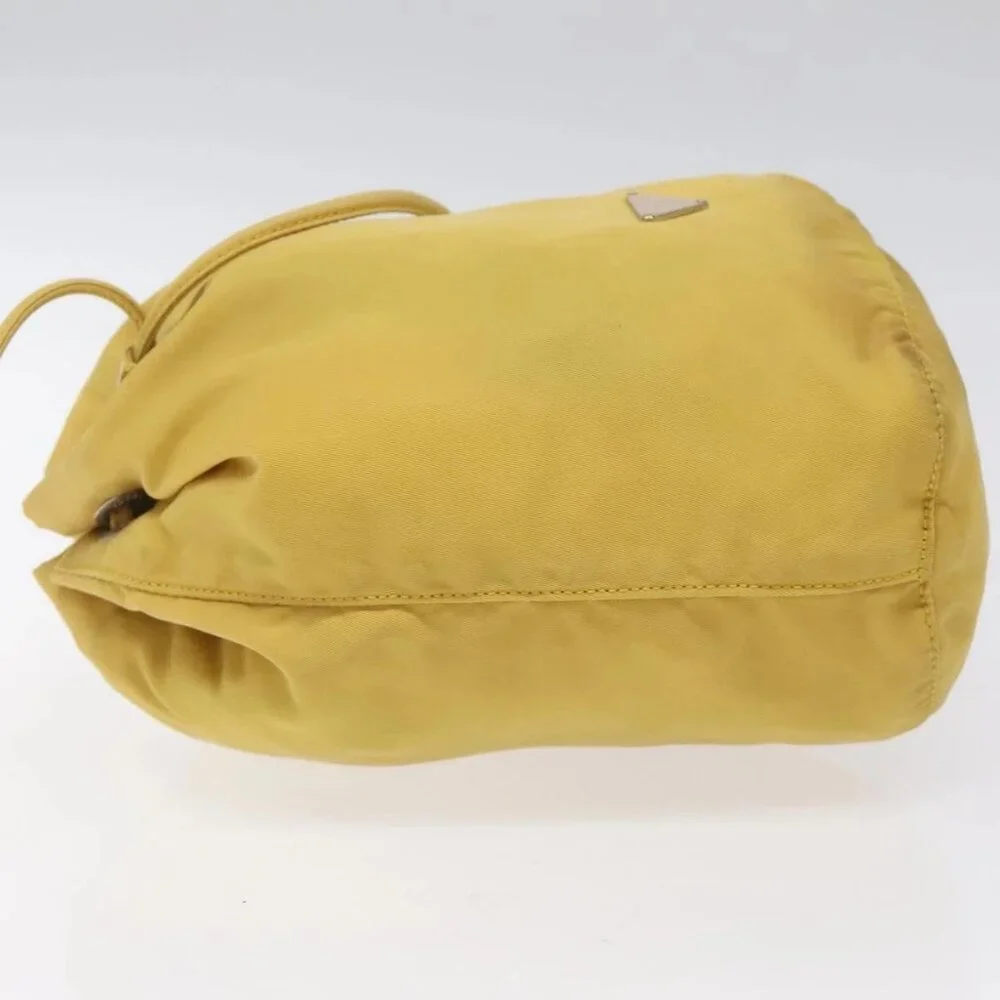 PRADA Pouch Nylon Yellow Auth - Picture 13 of 16